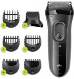 AFEITADORA 3000BT Serie 3 BLK/GREY EURO