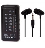 MINI RADIO BOLSILLO KS110 NEGRO